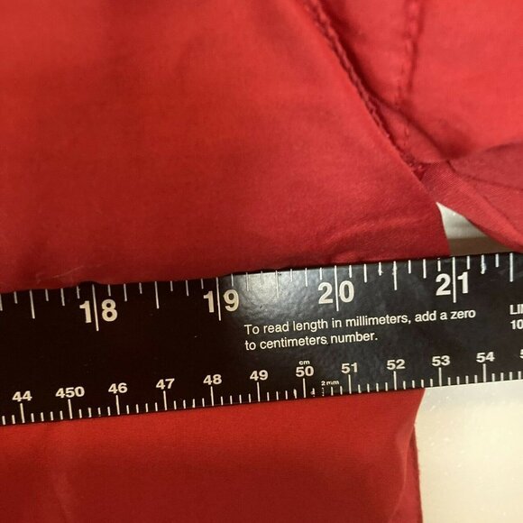 U.S. Polo Assn. Women’s Red Puffer Zip Up Jacket Coat (No Hood) Size M - Picture 9 of 12
